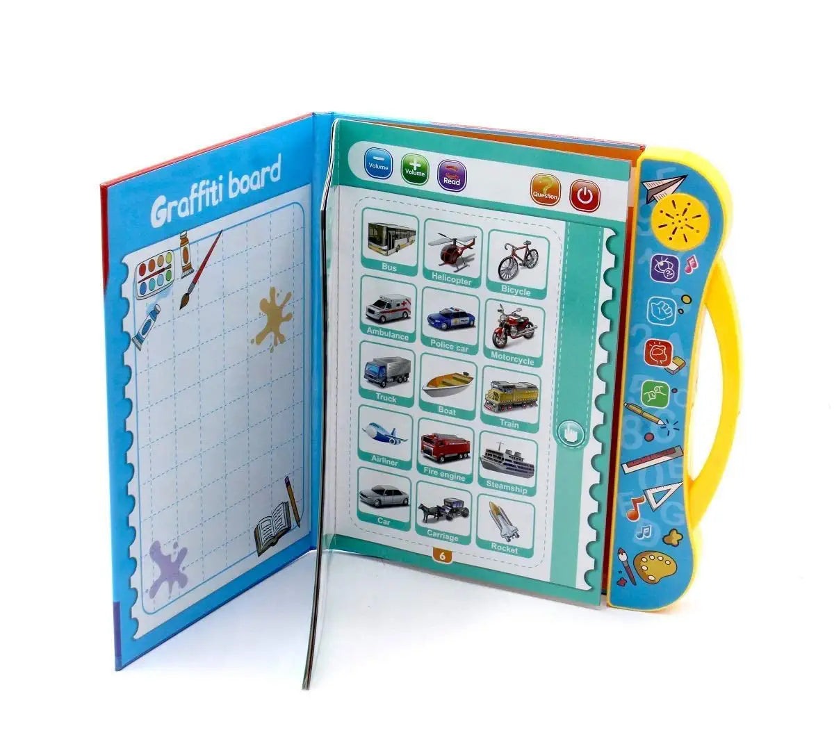 Interactive Children Book -Musical English Educational Phonetic Learning Book for 3 + Year Kids Toddlers AC (Intelligence study Book)