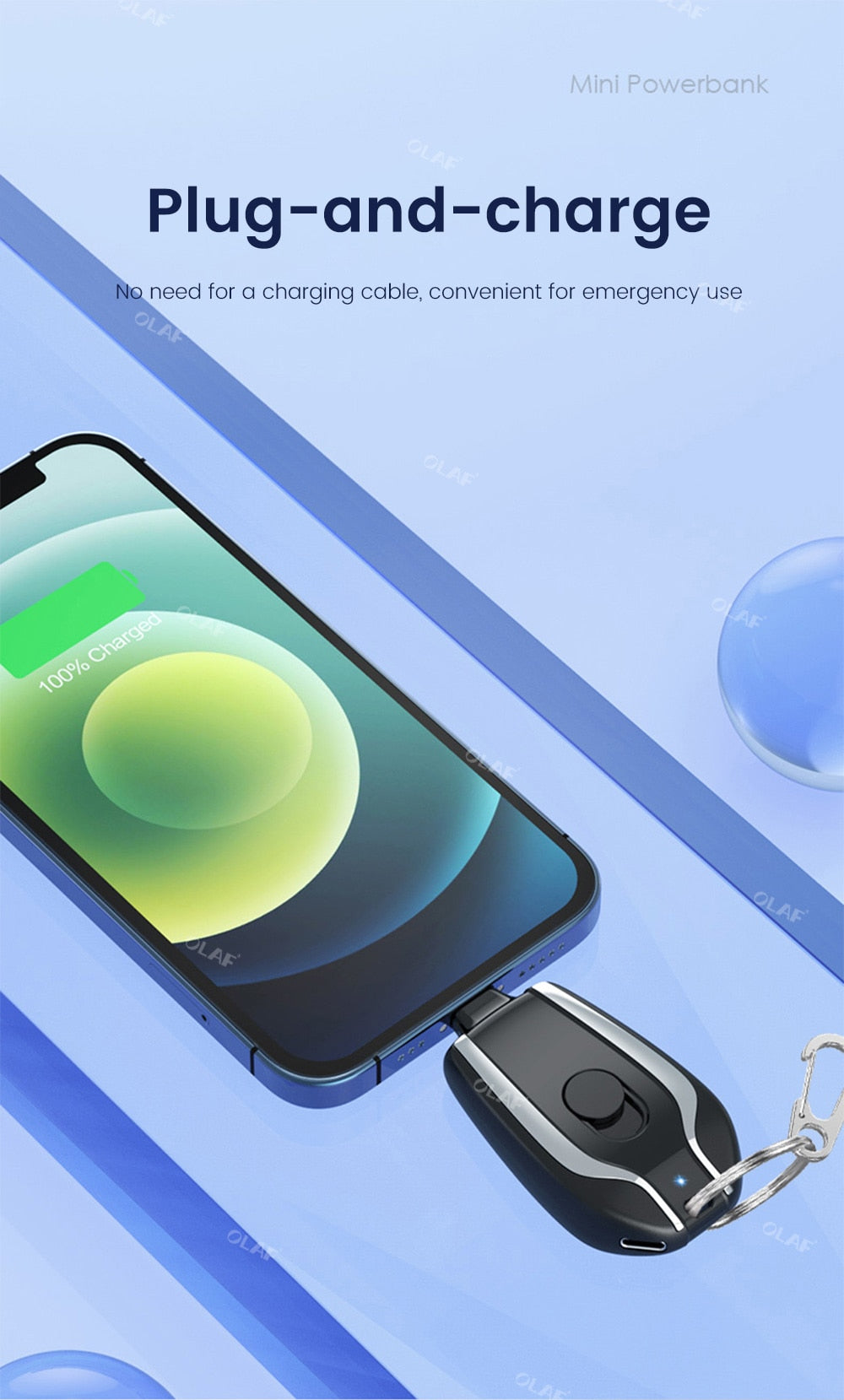 Emergency Mini Charging Power bank