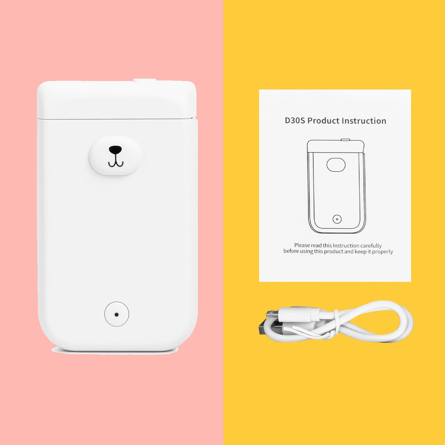 Portable Wireless Thermal Label Printer