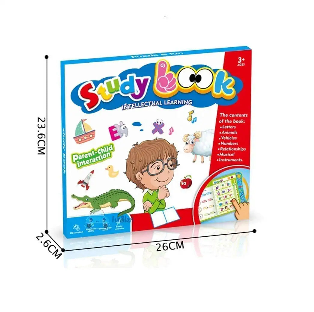 Interactive Children Book -Musical English Educational Phonetic Learning Book for 3 + Year Kids Toddlers AC (Intelligence study Book)
