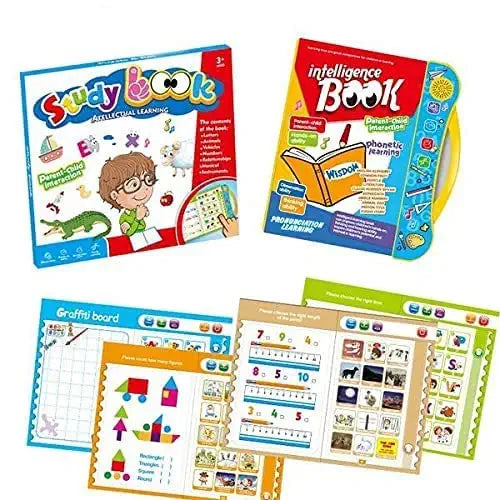 Interactive Children Book -Musical English Educational Phonetic Learning Book for 3 + Year Kids Toddlers AC (Intelligence study Book)