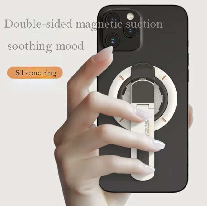 Magnetic Flip Grip Ring Phone Stand