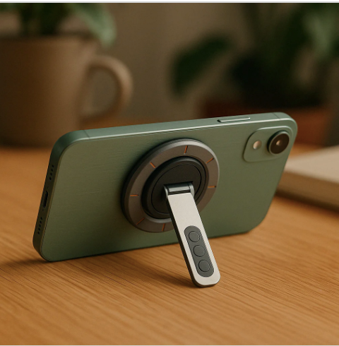 Magnetic Flip Grip Ring Phone Stand
