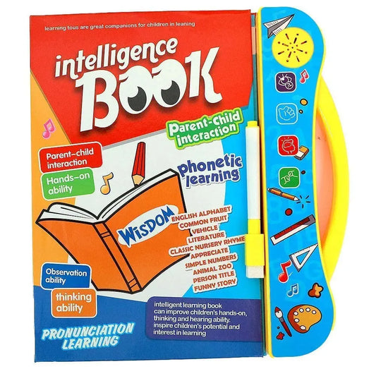 Interactive Children Book -Musical English Educational Phonetic Learning Book for 3 + Year Kids Toddlers AC (Intelligence study Book)