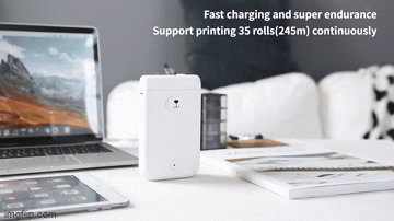Portable Wireless Thermal Label Printer