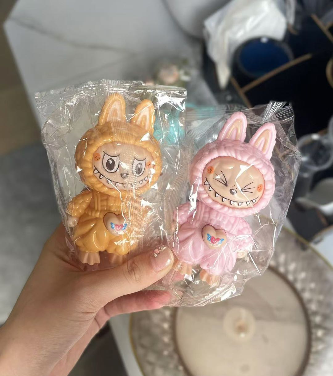 Face Changing Labubu Doll Keychain (Pack Of 2)