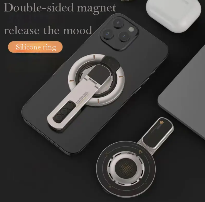 Magnetic Flip Grip Ring Phone Stand