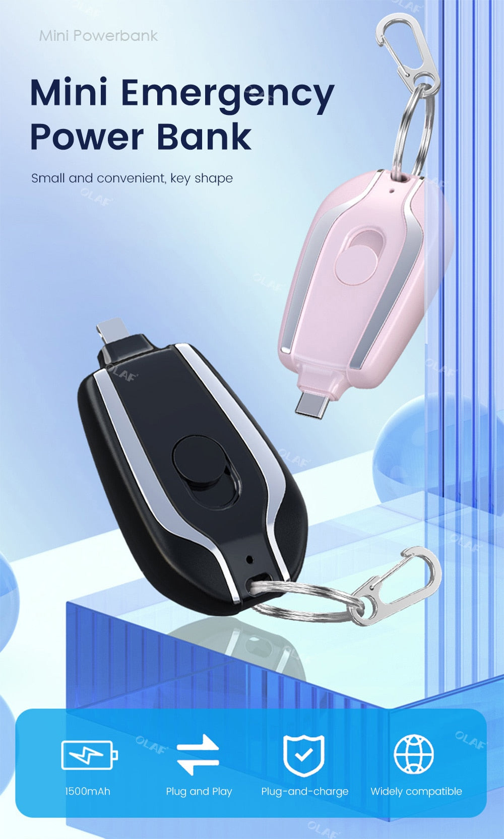 Emergency Mini Charging Power bank
