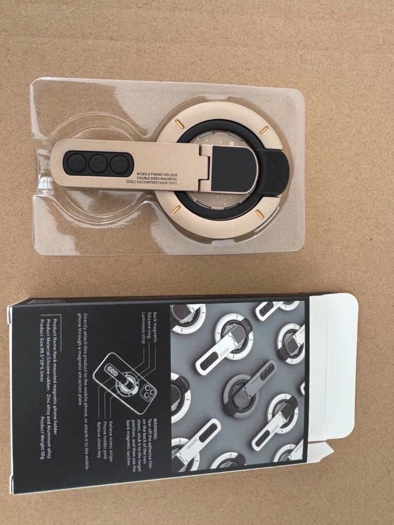 Magnetic Flip Grip Ring Phone Stand