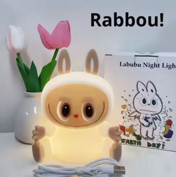 Labubu LED Night Light Lamp